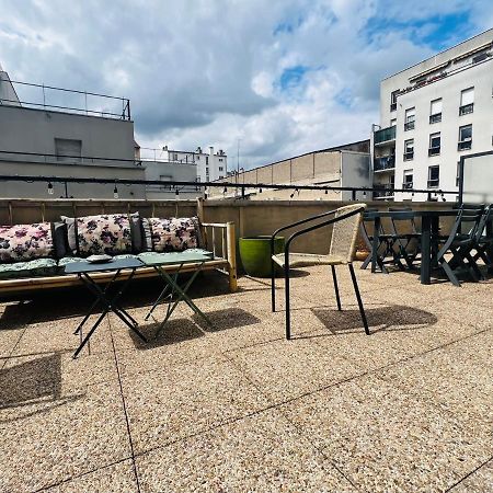 Bel Appartement Avec Terrasse Pantin Exterior foto